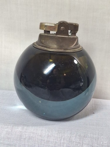 Vintage heavy mcm round - round, smokey