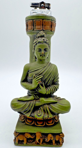 Vintage buddha table lighter - buddha,