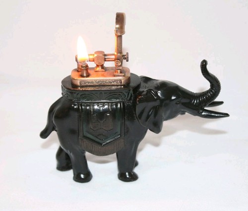 Antique cast iron elephant - antique,