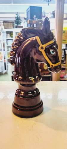 Vintage ceramic horse head - vintage,