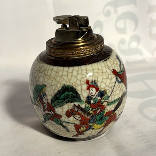 Crackle glaze ceramic round - crackle,