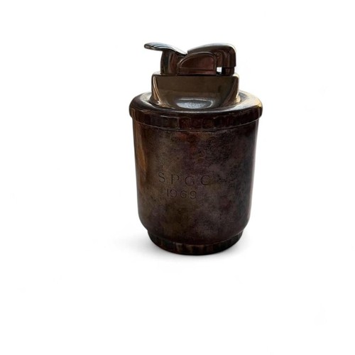 Vintage table lighter dark - vintage,