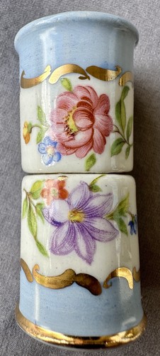 Vintage hand painted porcelain - painted,
