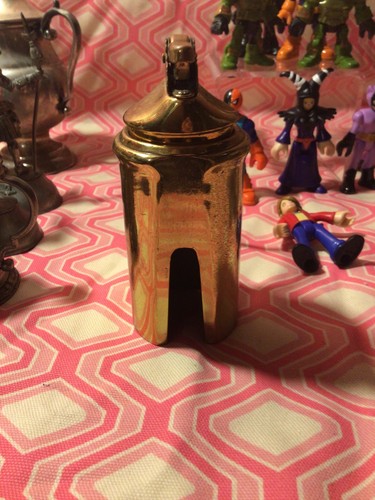 Vintage brass table - table, lighter