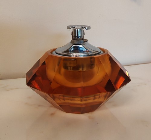 Vintage amber crystal - amber,